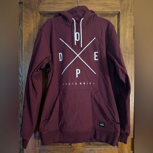 Men’s DOPE SNOW Ski Snowboard Pullover Hoodie